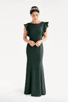 Cecelia Green Bridesmaid Dress by TH&TH – Front