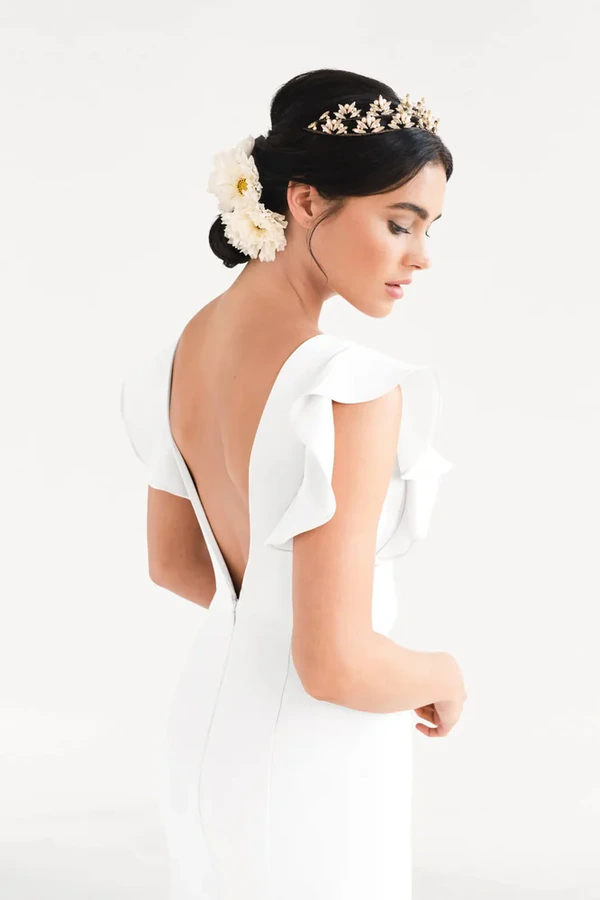 Cecelia Neutral Bridesmaid Dress by TH&TH – View Cecelia Neutral Bridesmaid Dress by TH&TH – View