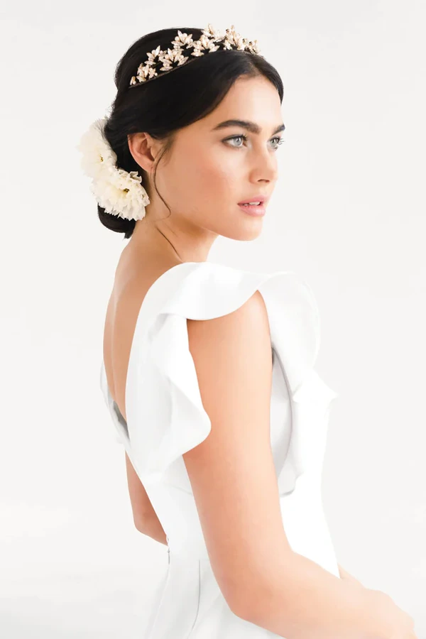Cecelia Neutral Bridesmaid Dress by TH&TH – View Cecelia Neutral Bridesmaid Dress by TH&TH – View