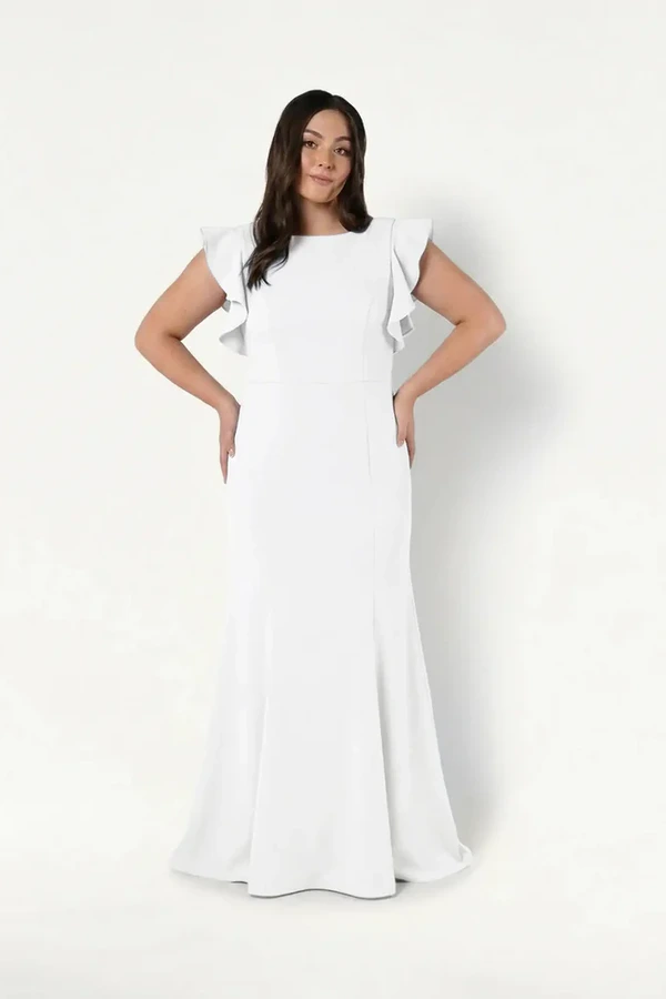 Cecelia Neutral Bridesmaid Dress by TH&TH – View Cecelia Neutral Bridesmaid Dress by TH&TH – View