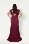 Cecelia Burgundy Bridesmaid Dress by TH&TH – View
