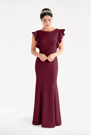Cecelia Burgundy Bridesmaid Dress by TH&TH