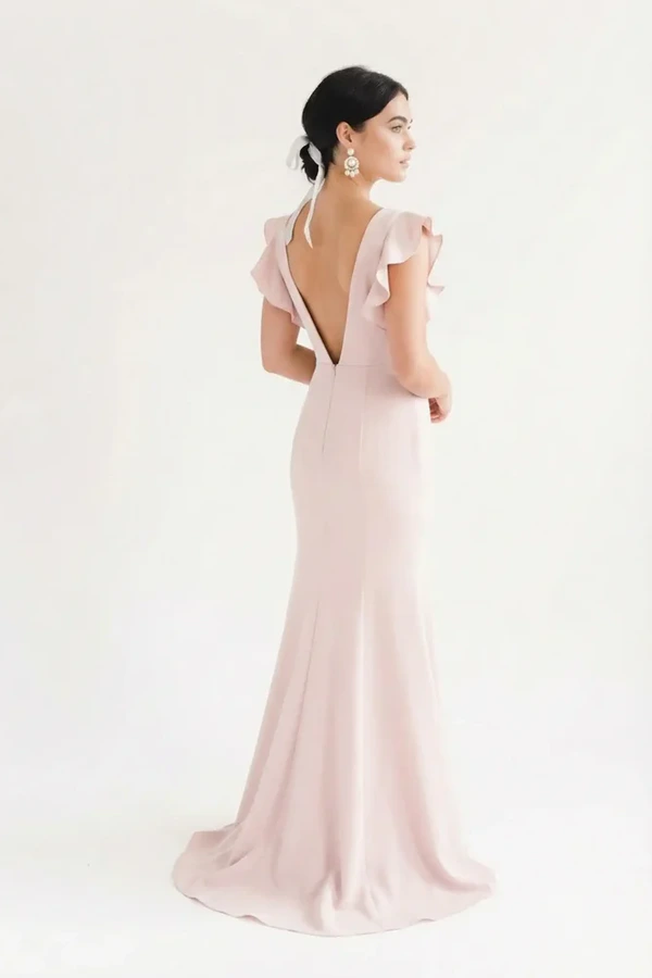 Cecelia Pink Bridesmaid Dress by TH&TH – View Cecelia Pink Bridesmaid Dress by TH&TH – View