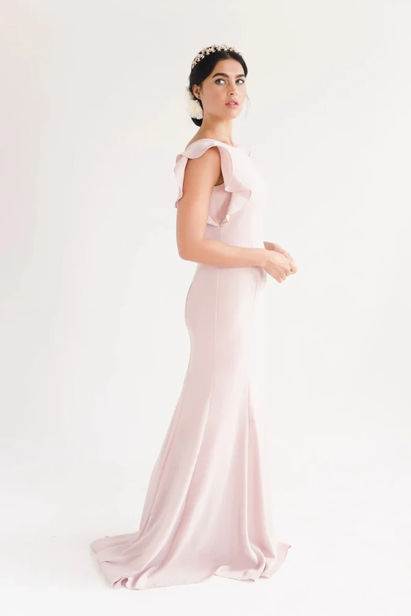 Cecelia Pink Bridesmaid Dress by TH&TH – View Cecelia Pink Bridesmaid Dress by TH&TH – View