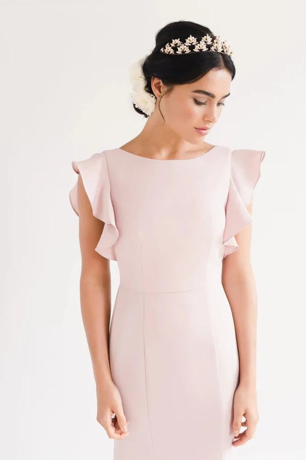 Cecelia Pink Bridesmaid Dress by TH&TH – View Cecelia Pink Bridesmaid Dress by TH&TH – View