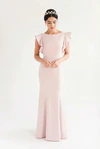 Cecelia Pink Bridesmaid Dress by TH&TH – Front