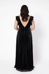 Cecelia Velvet Black Bridesmaid Dress by TH&TH – View