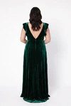 Cecelia Velvet Bridesmaid Dress in Forest Green | Bridesmaids Only