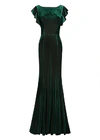Cecelia Velvet Bridesmaid Dress in Forest Green | Bridesmaids Only