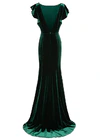Cecelia Velvet Bridesmaid Dress in Forest Green | Bridesmaids Only