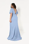 Celeste Blue Bridesmaid Dress by TH&TH – Back