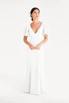 Celeste Neutral Bridesmaid Dress by TH&TH – Front