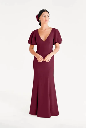 Celeste Burgundy Bridesmaid Dress by TH&TH