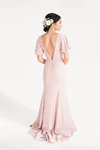 Celeste Pink Bridesmaid Dress by TH&TH – Back