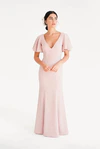Celeste Pink Bridesmaid Dress by TH&TH – Front