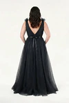 Grace Black Black Bridesmaid Dress TH&TH Curve Back