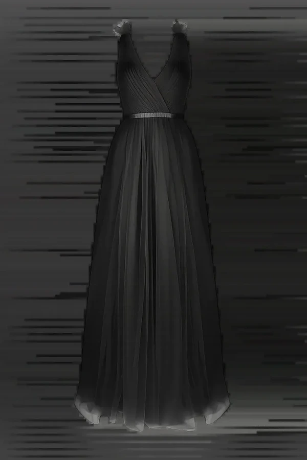 Grace Black Black Bridesmaid Dress TH&TH Detail Grace Black Black Bridesmaid Dress TH&TH Detail