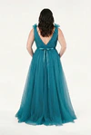 Grace Emerald Dawn Green Bridesmaid Dress TH&TH Curve Back
