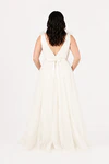 Grace Ivory Neutral Bridesmaid Dress TH&TH Curve Back