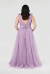 Grace Lilac Mist Purple Bridesmaid Dress TH&TH Curve Back