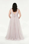 Grace Smoked Blush Pink Bridesmaid Dress TH&TH Curve Back