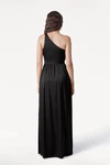 Greta Black black bridesmaid dress by TH&TH, back view