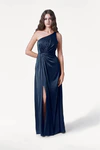 Greta Navy blue bridesmaid dress by TH&TH, front view