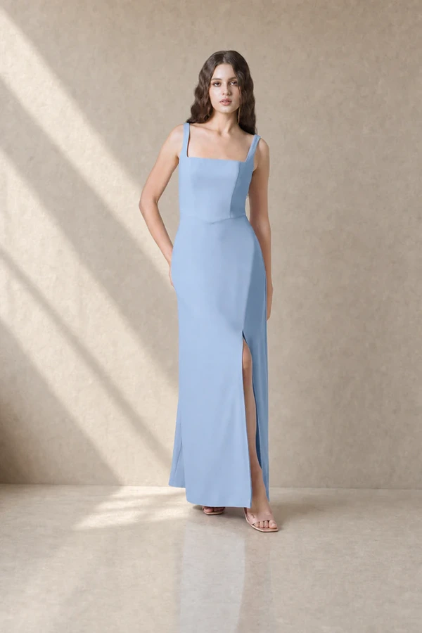 Helena Blue Bridesmaid Dress by TH&TH – View Helena Blue Bridesmaid Dress by TH&TH – View