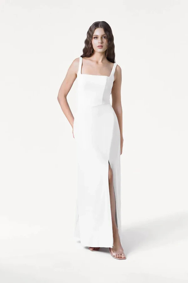 Helena Neutral Bridesmaid Dress by TH&TH – View Helena Neutral Bridesmaid Dress by TH&TH – View