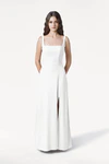 Helena Neutral Bridesmaid Dress by TH&TH – Front