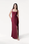 Helena Burgundy Bridesmaid Dress by TH&TH – View