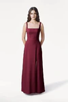 Helena Burgundy Bridesmaid Dress by TH&TH – Front
