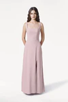 Helena Pink Bridesmaid Dress by TH&TH – Front
