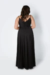 Isla Black Bridesmaid Dress by TH&TH - curve-back