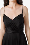 Isla Black Bridesmaid Dress by TH&TH - detail