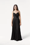 Isla Black Bridesmaid Dress by TH&TH - front