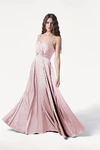 Isla Blush Bridesmaid Dress by TH&TH - front