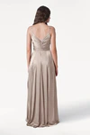 Isla Champagne Sky Bridesmaid Dress by TH&TH - back