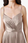 Isla Champagne Sky Bridesmaid Dress by TH&TH - detail