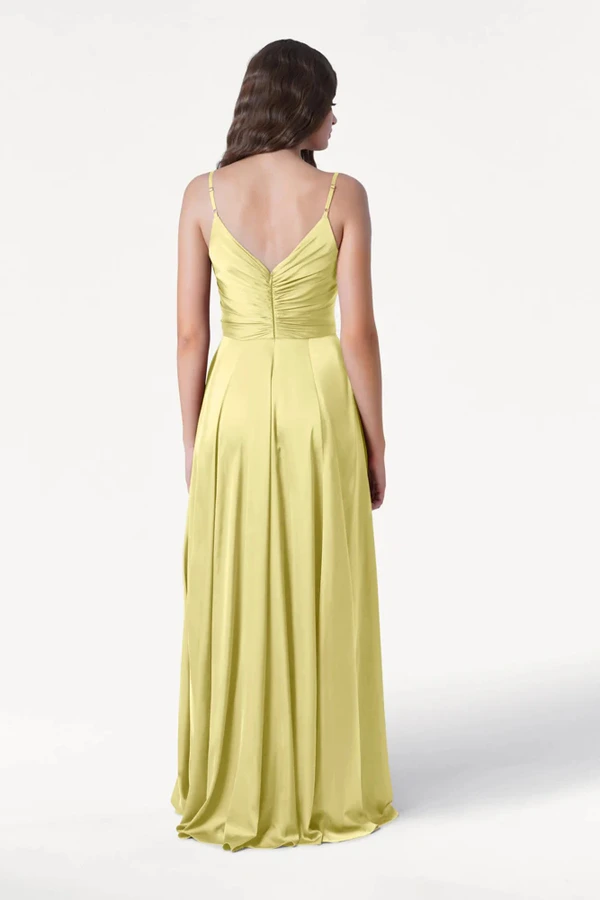 Isla Limoncello Bridesmaid Dress by TH&TH - back Isla Limoncello Bridesmaid Dress by TH&TH - back