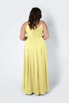 Isla Limoncello Bridesmaid Dress by TH&TH - curve-back