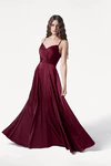 Isla Merlot Bridesmaid Dress by TH&TH - front