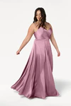 Isla Rose Pink Bridesmaid Dress by TH&TH - curve-front
