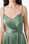 Isla Sage Green Bridesmaid Dress by TH&TH - detail