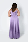 Isla Violet Bridesmaid Dress by TH&TH - curve-back