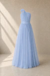 Luna Blue Bridesmaid Dress by TH&TH – Detail