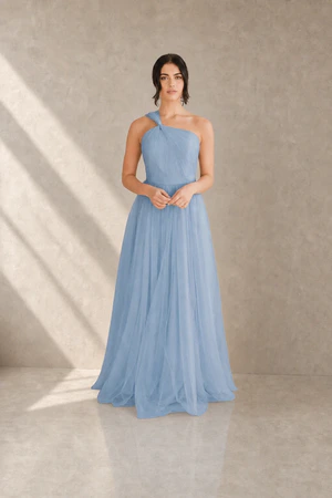 Luna Blue Bridesmaid Dress by TH&TH