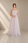 Luna Pink Bridesmaid Dress by TH&TH – Front
