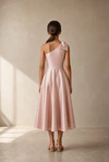 Mara Junior Bridesmaid Dress by TH&TH in Blush Pink, back view
