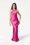 Mira Cerise Bridesmaid Dress by TH&TH front